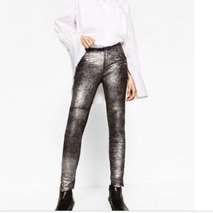 Zara metallic pant